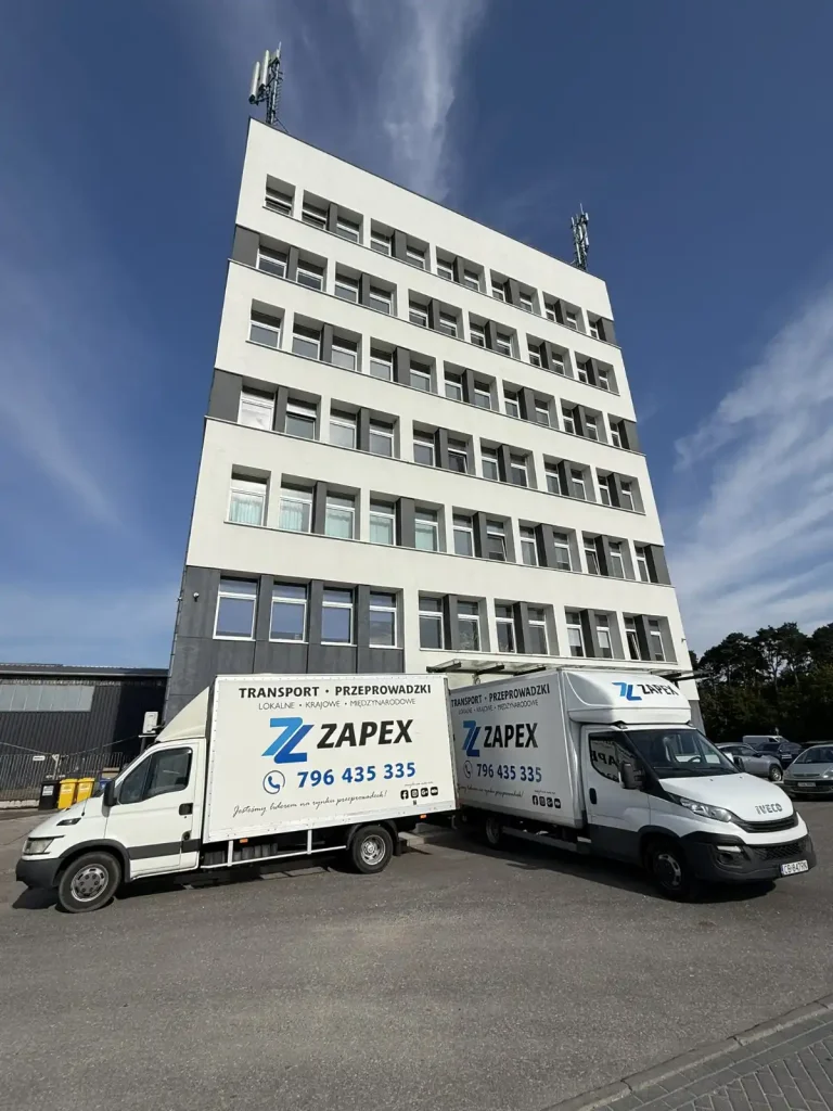 rozładunek biura przeprowadzone przez firme zapex z bydgoszczy