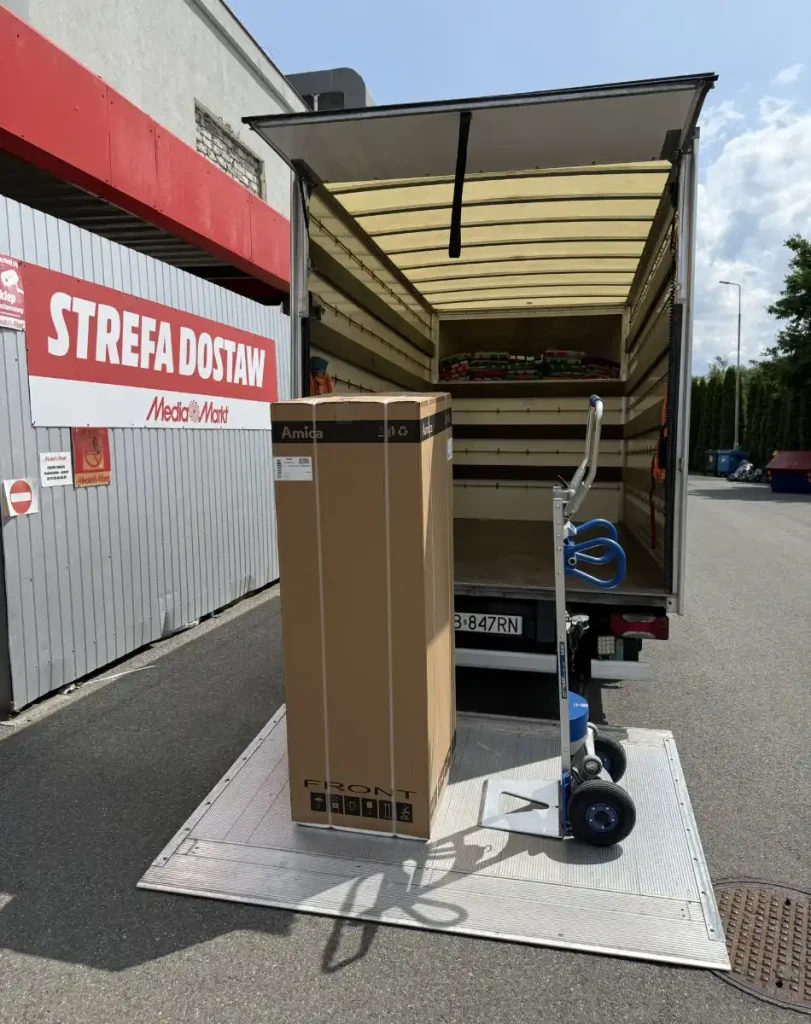 dostawa z mediamarkt przeprowadzona przez zapex bydgoszcz