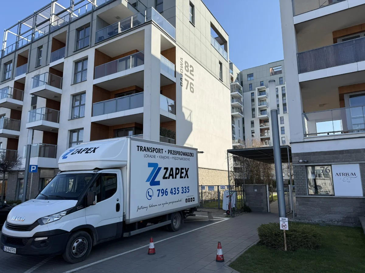 przeprowadzka wykonana przez zapex bydgoszcz transport i przeprowadzki