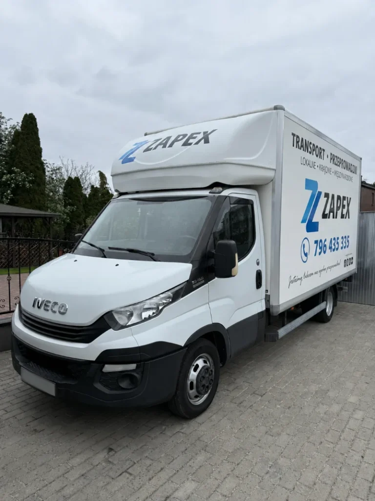 Iveco Daily- meblowóz firmy zapex z bydgoszczy